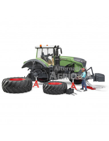 Tractor de juguete FENDT 1050 Vario con mecánico y accesorios escala 1:16