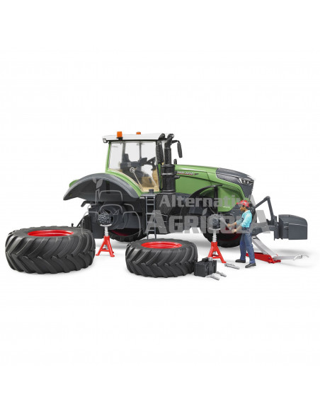 Tractor de juguete FENDT 1050 Vario con mecánico y accesorios escala 1:16