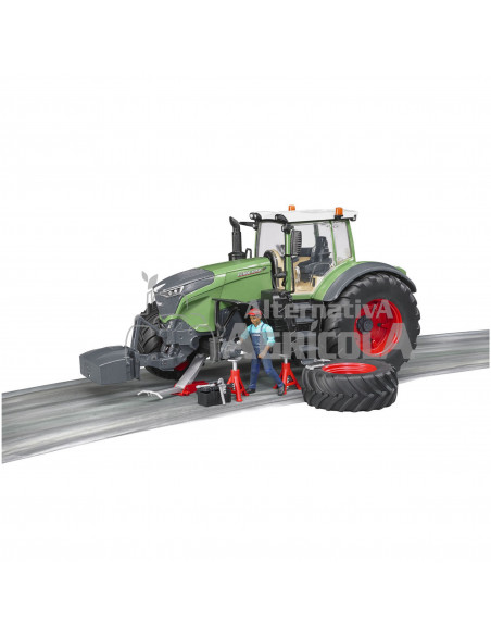 Tractor de juguete FENDT 1050 Vario con mecánico y accesorios escala 1:16