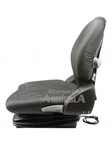 Asiento Grammer Compacto Comfort M con Suspensión Neumática con compresor de 12v MSG 93/521 - Tela