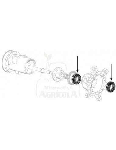 Rodamiento Cubo Reductor Ø 120 x 170 x 28 mm