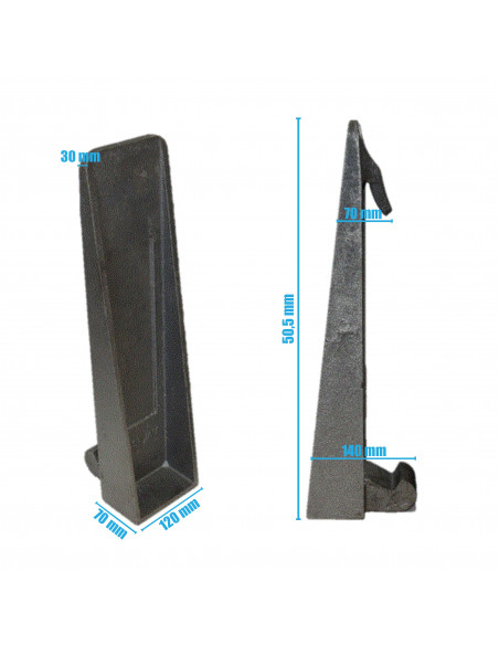 Juego universal enganches rápidos rectos para enganche palas