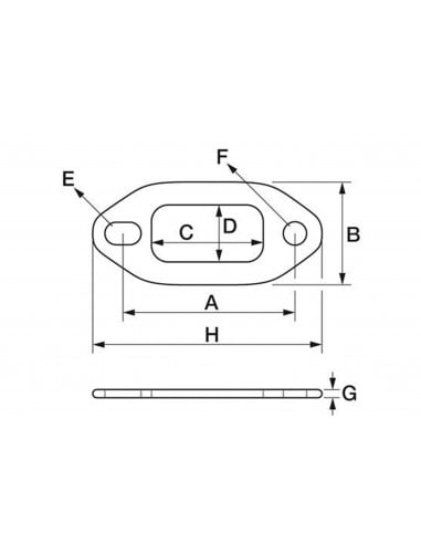 Junta Colector de Escape para Tractores Landini y Massey Ferguson