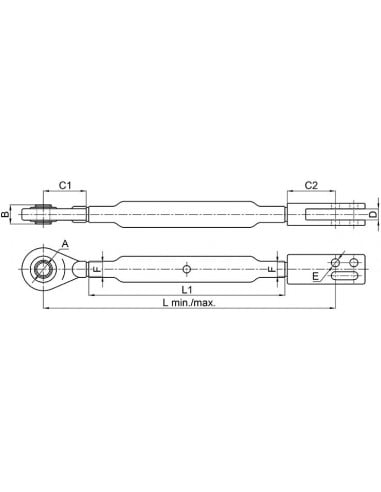 Tensor Vertícal para Tractores Mc Cormick MC95