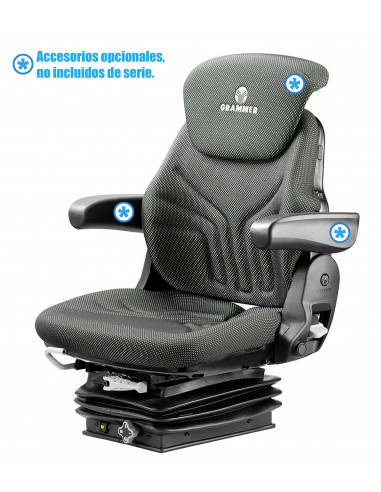 Asiento Grammer Compacto Basic W con Suspensión Mecánica MSG 83/721 - PVC