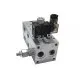 BLOQUE ALUMINIO CETOP 3 NG6 CON LIMITADORA TOMA MANOMETRO-VENTING VOLTAJE 24 DC