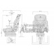 Asiento Grammer Compacto Basic W con Suspensión Mecánica MSG 83/721 - PVC