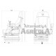 Asiento Grammer para Tractores Máximo XT Dynamic Plus MSG 97AL/741 - Tela