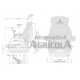 Asiento Grammer para Tractores Primo Professional S MSG 75GL/511 - Tela