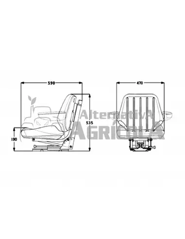 Asiento Grammer DS44 - PVC