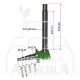 Mangueta dirección Tractor John Deere 380mm Ø45mm