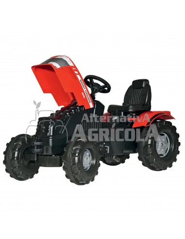 Tractor juquete de pedales Massey Ferguson 8650 marca Rolly Toys