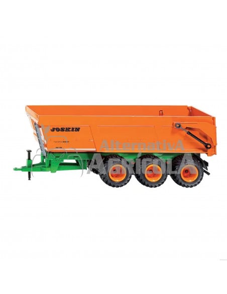 Remolque de juguete Miniatura JOSKIN basculante de tres ejes escala 1:32