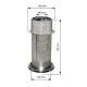 Filtro de Aire Motor Exterior Ø 215 mm y Altura 395 mm para tractor