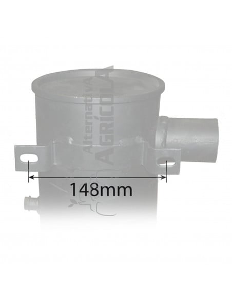 Silencioso de escape Ø 58 mm - L430 mm 1694961M5