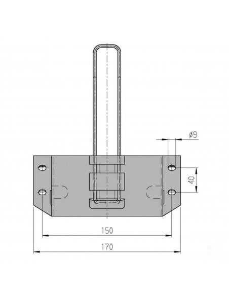 Soporte para calzo radio tipo 360