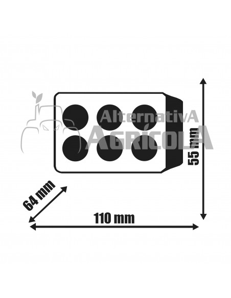 Faro de Trabajo Led 18W 1140 Lumens