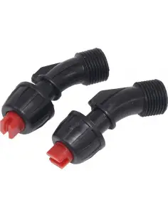 Portaboquilla Plástico Articulado 3/8" Simple con Tuerca