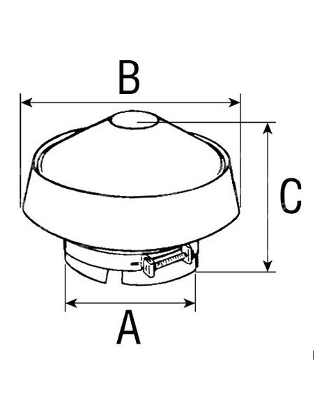 Tapa filtro aire aspiración tractores Fiat