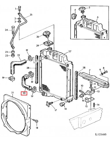 Manguito inferior Ø 45 x 45 mm
