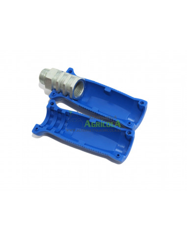 Mango Plástico Azul para Enchufe Rápido Hidráulico de 1/2"