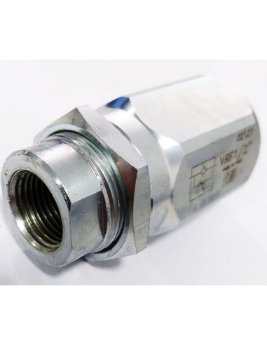 Válvula reguladora de presión con retención