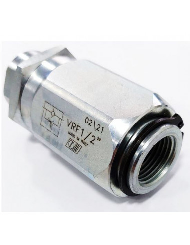 Válvula reguladora de presión con retención