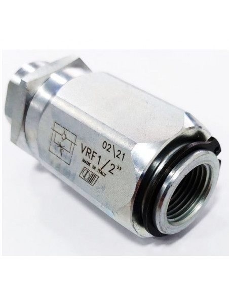 Válvula reguladora de presión con retención