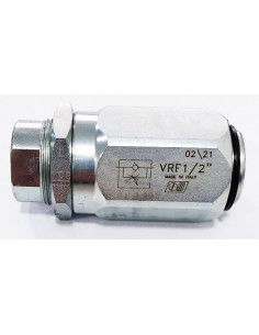 Válvula reguladora de presión con retención