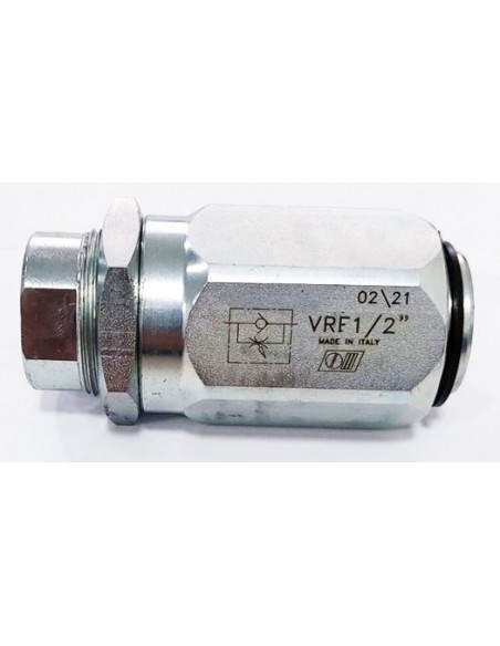 Válvula reguladora de presión con retención