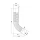 Manguera Flexible Tubo de Escape para Tractores John Deere 6120, 6220, 6320 y 6420
