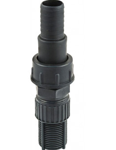 Cabezal soporte aluminio hembra 1" rosca filtro macho 3/4" para filtro de combustible