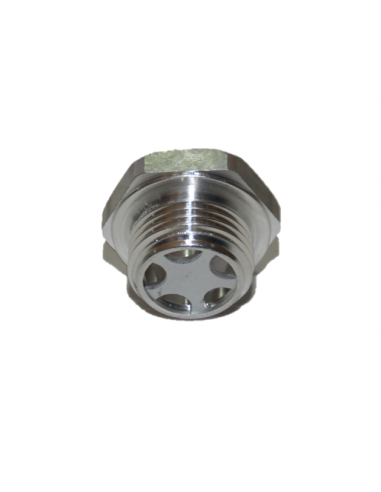 Visor hexagonal aluminio 3/8".
