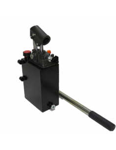 Bomba Hidraulica manual 25cc simple efecto con depósito de 3 litros