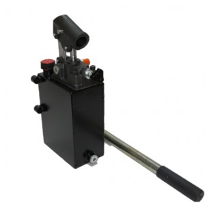 Bomba Hidraulica manual 25cc simple efecto con depósito de 3 litros