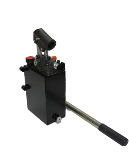 Bomba Hidraulica manual 25cc simple efecto con depósito de 3 litros