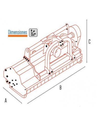 Trituradora Desplazable de Martillos Gran Volumen Great Canyon 2000mm con Portón Regulable