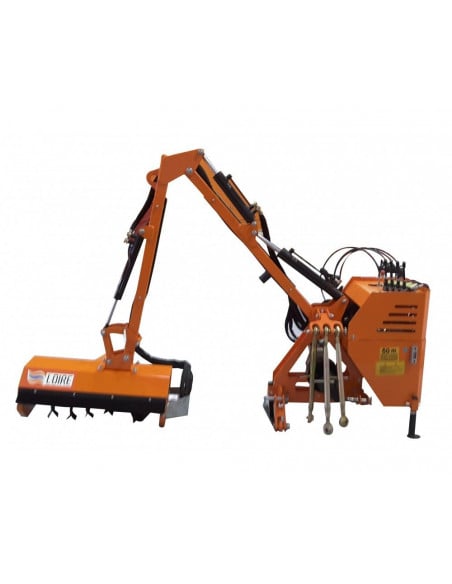 Desbrozadora Teléscopica Lateral Hidráulica para Tractor Loire 800mm