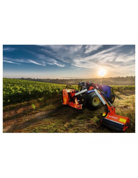 Desbrozadora Teléscopica Lateral Hidráulica para Tractor Loire 800mm