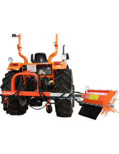 Soporte telescópico al tripuntal + 1 cabezal desbrotador de correas