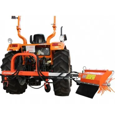 Soporte telescópico al tripuntal + 1 cabezal desbrotador de correas