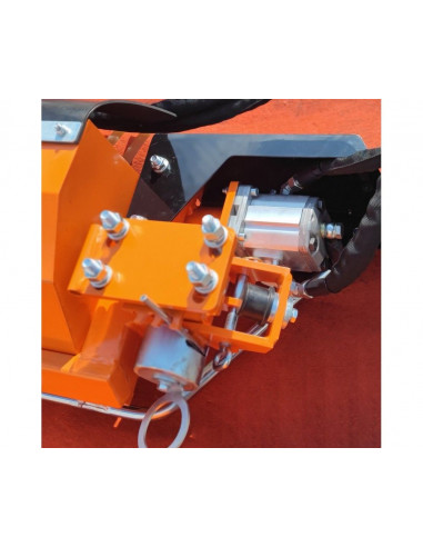 Soporte telescópico al tripuntal + doble cabezal desbrotador de cuerdas