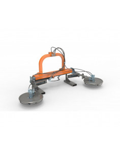 Brazo desbrozador de disco con desplazamiento lateral hidráulico 620mm