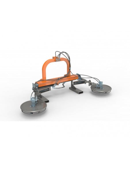 Brazo desbrozador de disco con desplazamiento lateral hidráulico 620mm