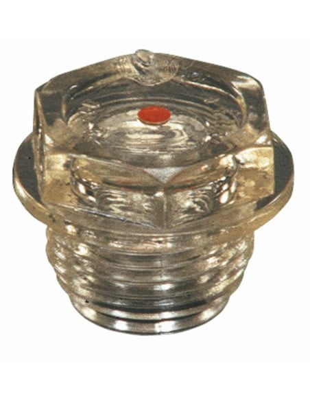 Visor hexagonal plástico 3/4".