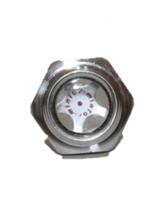 Visor hexagonal aluminio 3/4".