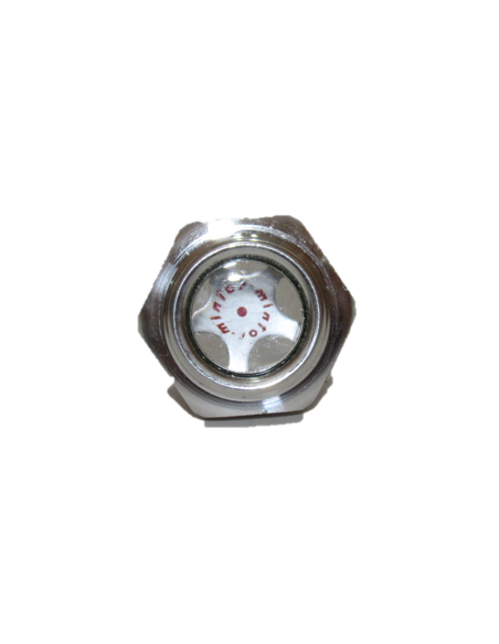 Visor hexagonal aluminio 3/4".