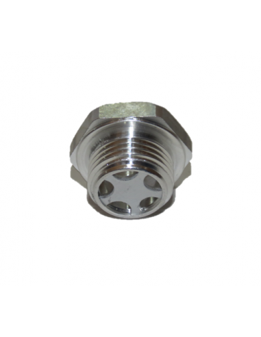 Visor hexagonal aluminio 3/4".