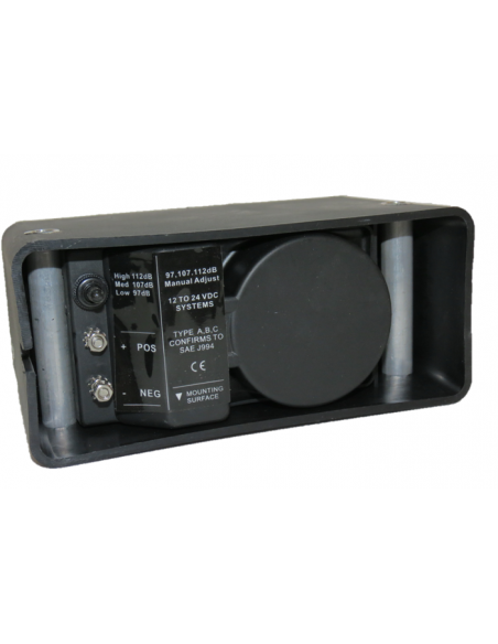 Avisador acústico marcha atrás multivoltaje