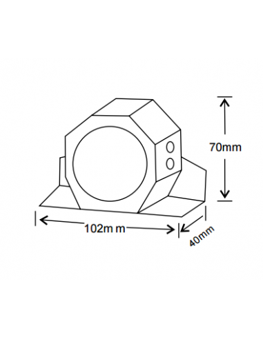 Avisador acústico marcha atrás multivoltaje 107db